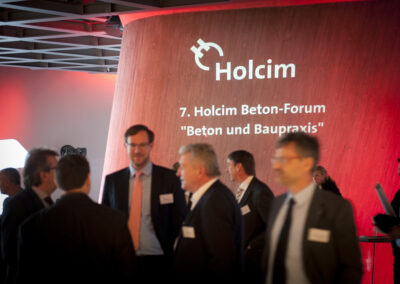 Holcim Eventfotografie Unternehmensfoto bei Veranstalltungsreihe BetonForum - Immobilienwirtschaft - Baugewerbe
