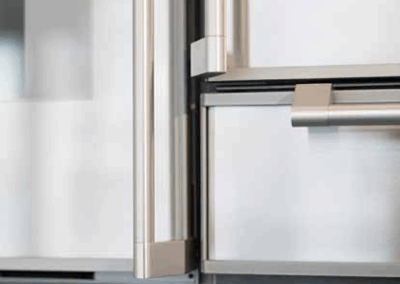 Referenzfoto - Shooting bulthaup - Detailbild Edelstahlgriffe