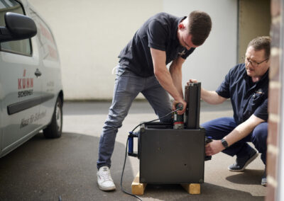 Kühn-Sicherheit Employer Branding Shooting in der Filiale bzw dem Standort in Hannover